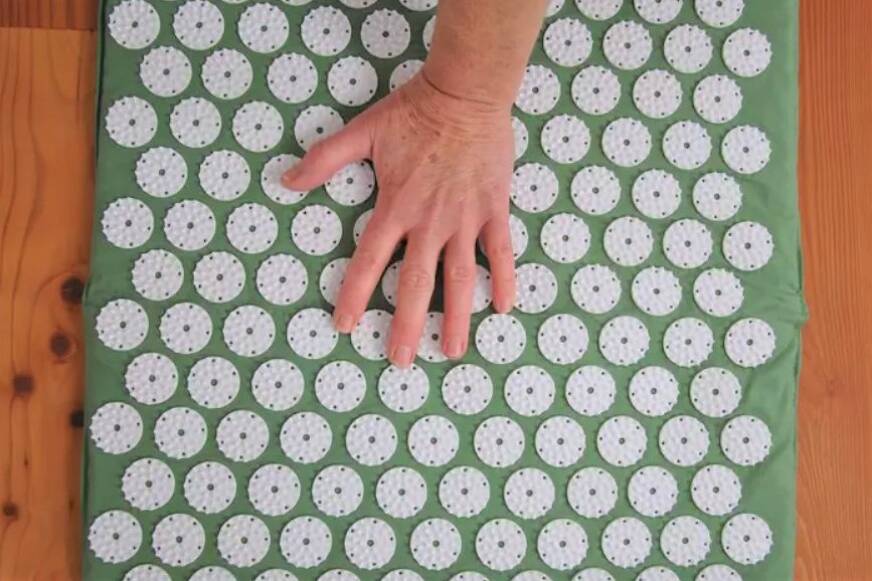 tapis acupression mysa main